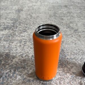 YETI Bright Orange Stainless Steel Bottle